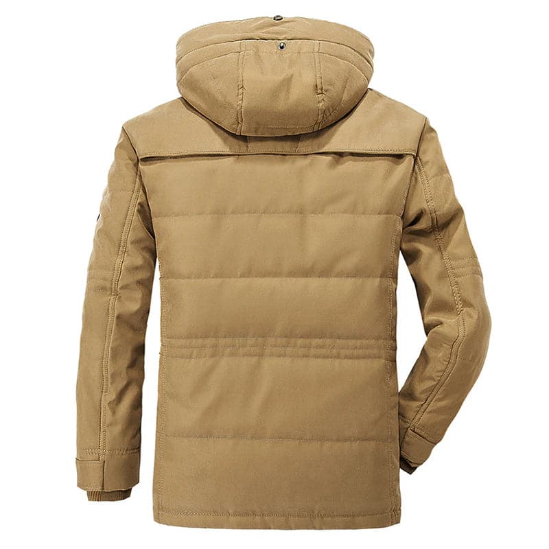 Toby | Effortless Mens Parka Jacket with Quilted Hooded Design
