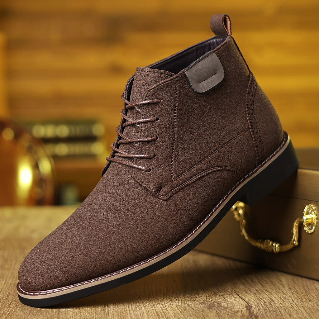 Vinnie | Effortless Lace-Up High-Top Mens Boots