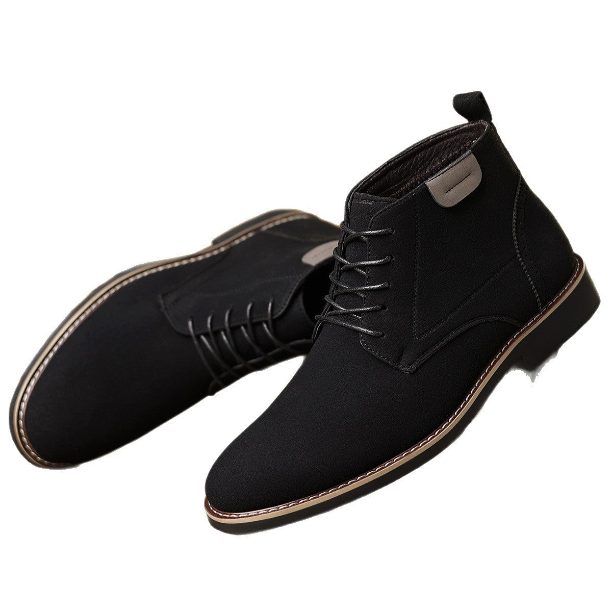 Vinnie | Effortless Lace-Up High-Top Mens Boots