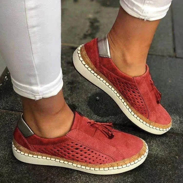Violet | Refined Tassel Slip-On Orthopedic Shoes