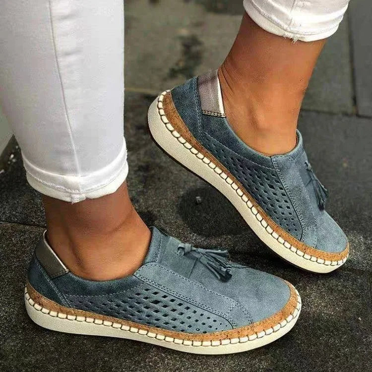 Violet | Refined Tassel Slip-On Orthopedic Shoes