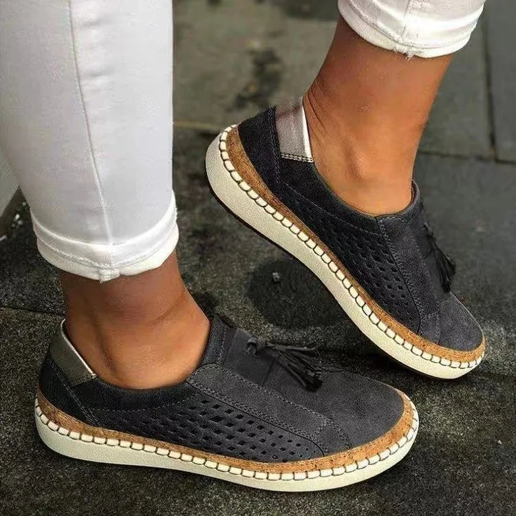 Violet | Refined Tassel Slip-On Orthopedic Shoes