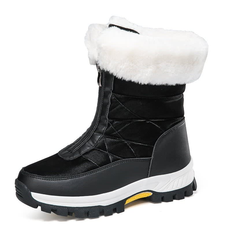 Violet | Timeless Waterproof Boots with Faux Fur Cuff