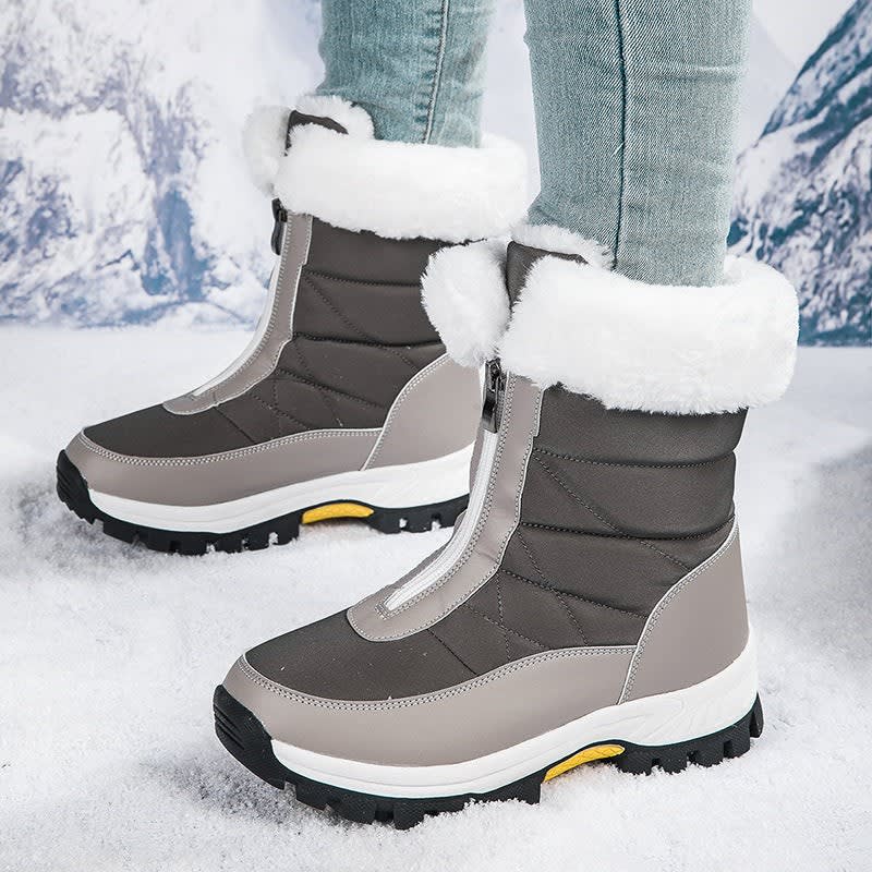Violet | Timeless Waterproof Boots with Faux Fur Cuff
