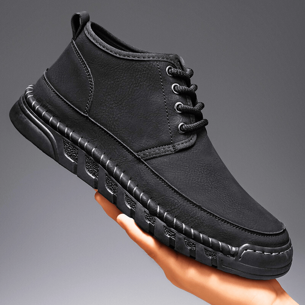 William | Chunky Sole Lace-Up Chukka Mens Boots