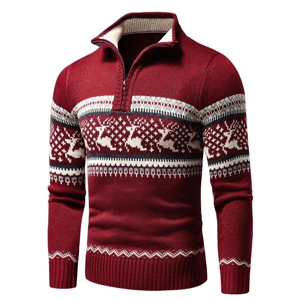 William | Refined Reindeer Fair Isle Mens Xmas Jumpers