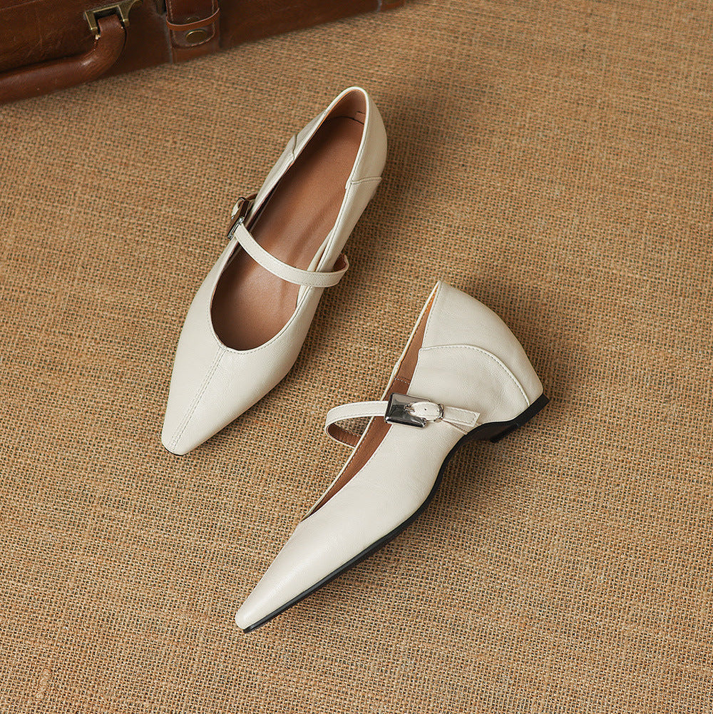Willow | Polished Pointed Toe Mary Jane Shoes