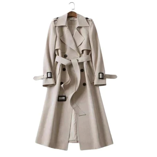 Willow | Stylish Double-Breasted Belted Trench Coat