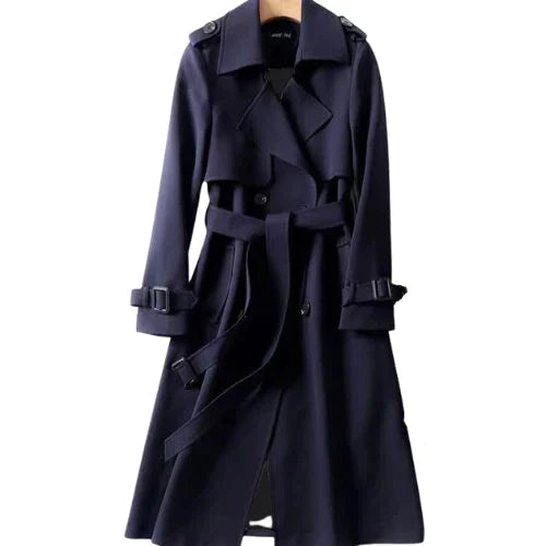 Willow | Stylish Double-Breasted Belted Trench Coat
