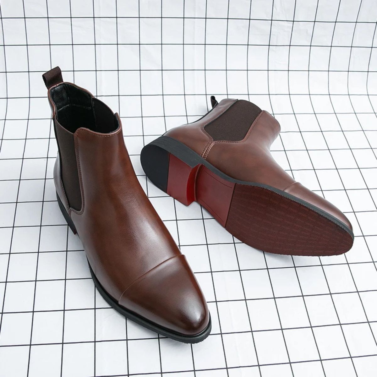 Yahya | Timeless Cap Toe Chelsea Mens Boots