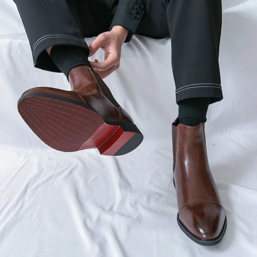 Yahya | Timeless Cap Toe Chelsea Mens Boots