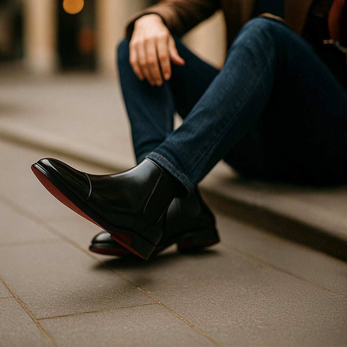 Yahya | Timeless Cap Toe Chelsea Mens Boots