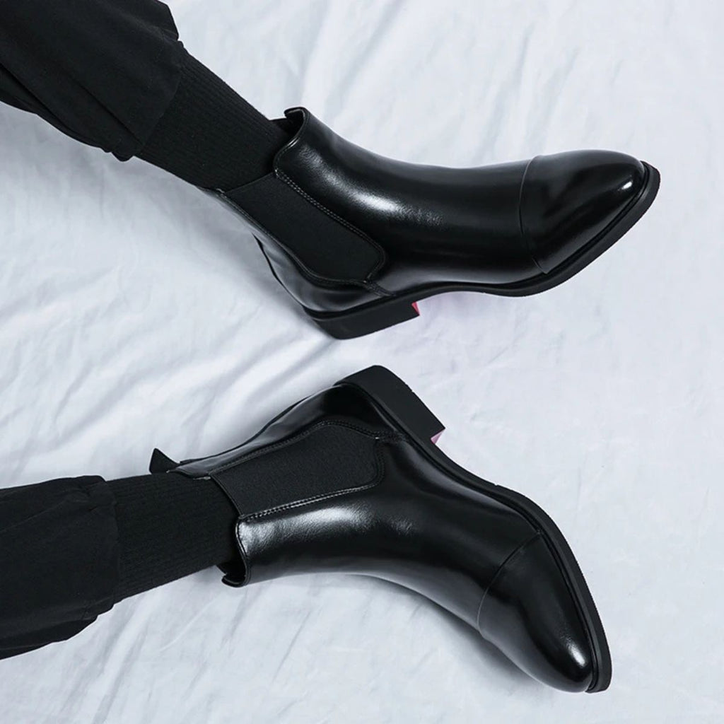 Yahya | Timeless Cap Toe Chelsea Mens Boots