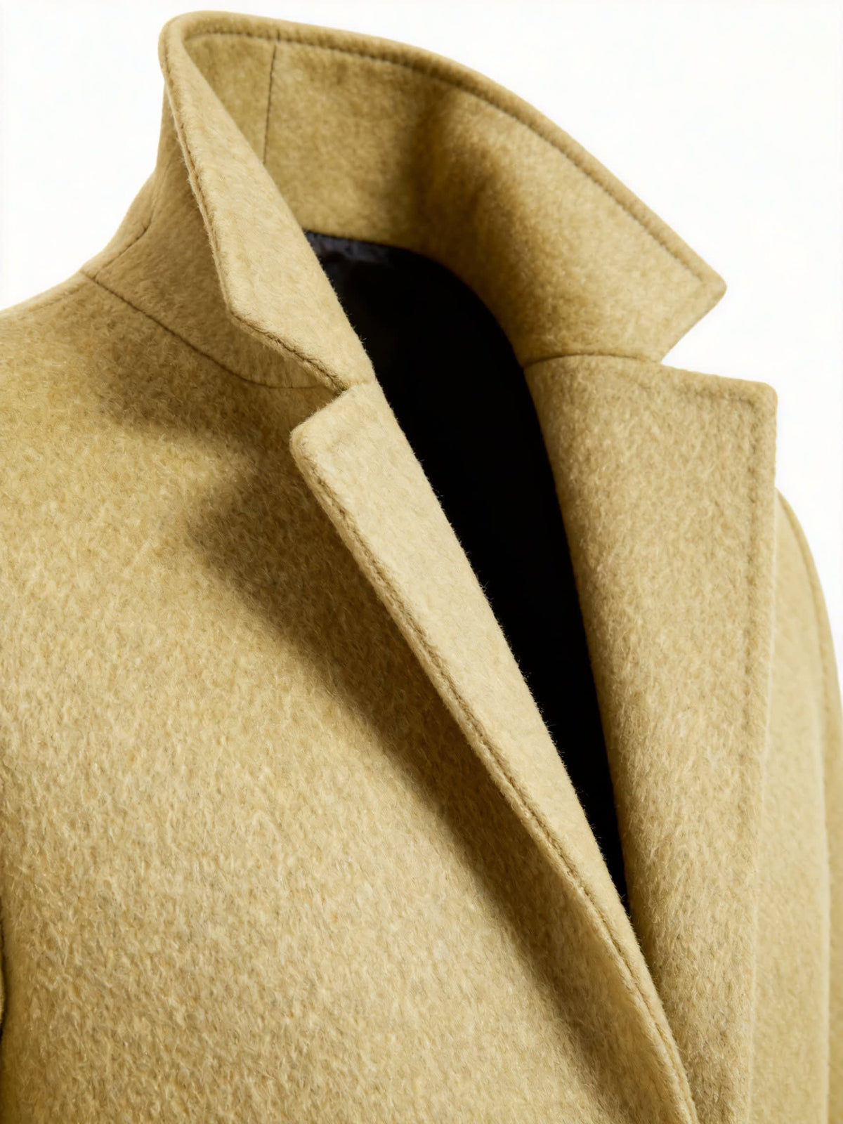 Zachary | Polished Tailored Longline Wool Coat