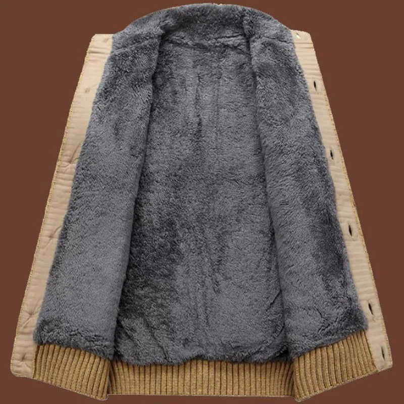 Zachary | Refined Button-Up Mens Knit Jumper