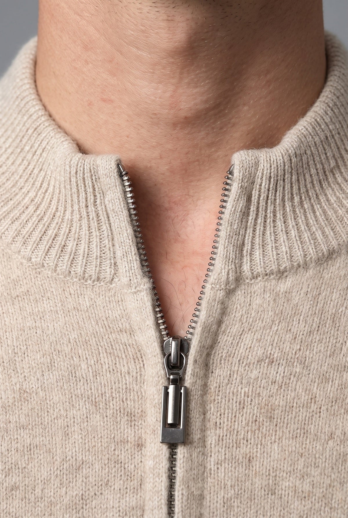 Zachary | Relaxed Knitted Zip Through Tracksuit Set