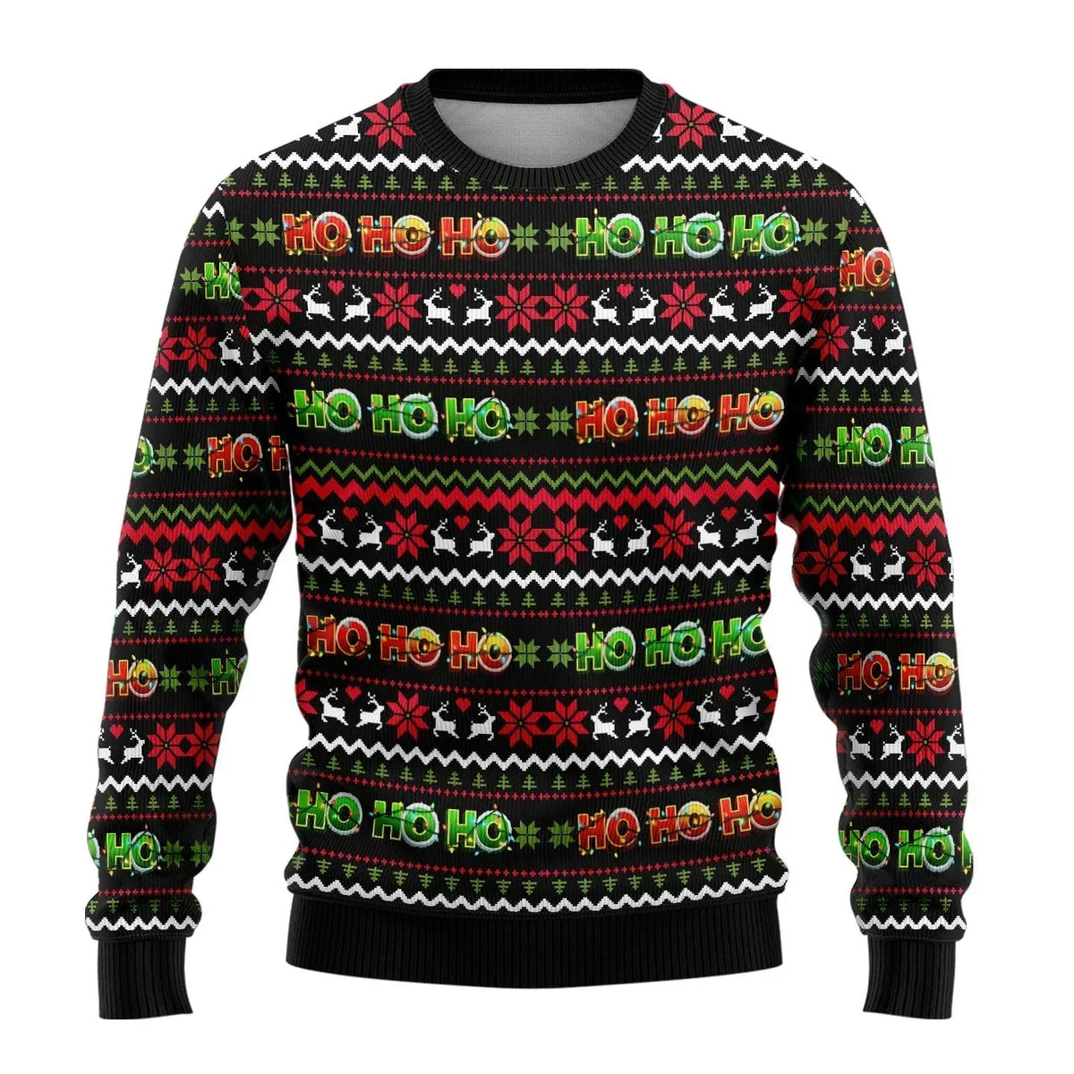 Zachary | Sophisticated Snowman Print Mens Xmas Jumpers