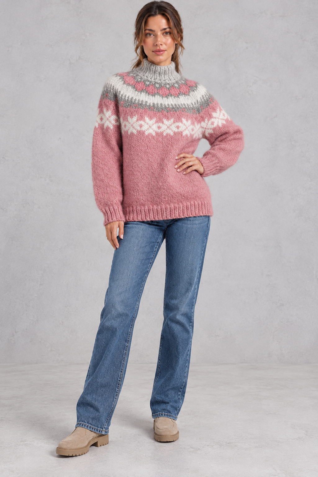 Zoe | Classic Fair Isle Christmas Jumper for Women